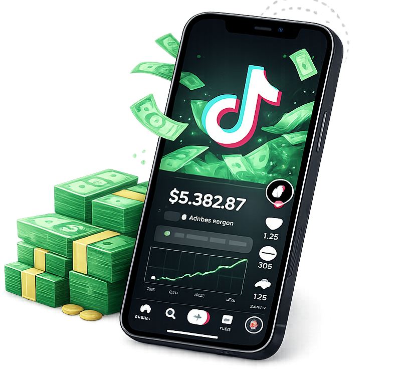 ingresos con TikTok desde celular